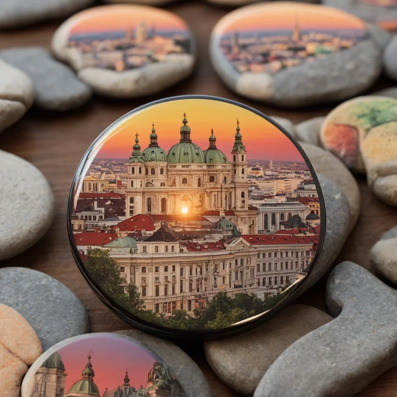 Vienna Refrigerator magnet Europe Austria City